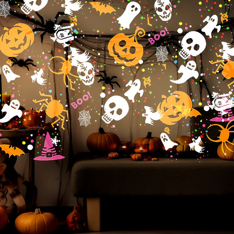 Festive Christmas light projector creating magical home décor – GlowNest