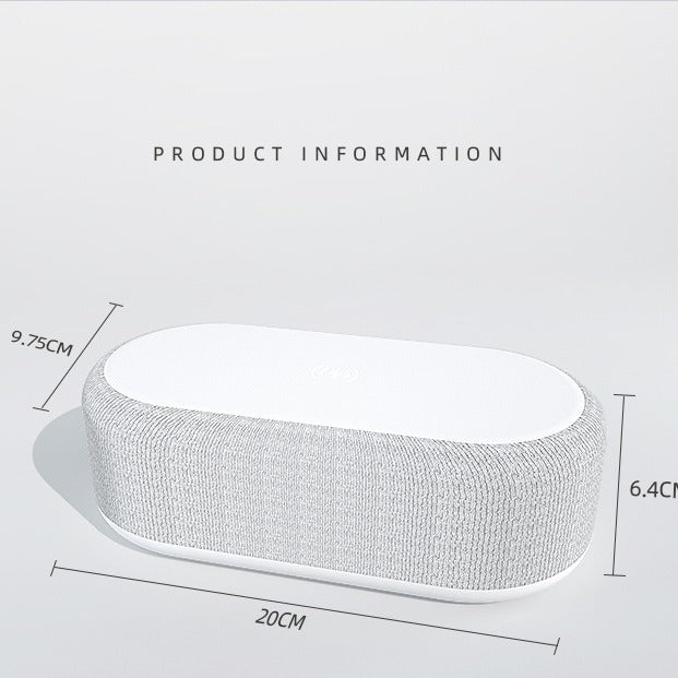 Close-up of the 6-in-1 Wireless Charging Pad and Bluetooth Speaker – GlowNest